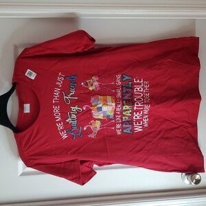 🍁New Quilting Flamingo T-Shirt Size XL